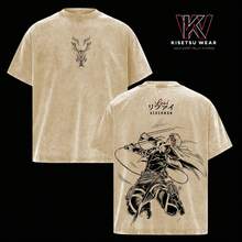 Ackerman Oversized Vintage Washed T-Shirt - Apricot - View 8