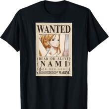 Unisex 220g Thick Cotton T-Shirt With A Cat Burglar Design From One Piece, Ideal For All-Day Wear. Classic And Casual Design, Easy To Match, Perfect For Everyday Outings, Streetwear, Sports, Dates, And Casual Get-Togethers Year-Round. - 黑色 - 查看 1