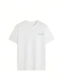 Women's Casual Colorful Graffiti Print Round Neck T-Shirt For Summer, Sommer-T-Shirt - White - View 5