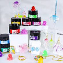 Multi-Color 3D Resin UV Clay, Suitable For 3D Carving Extension Art Hard Gel, Perfect For Simple Handmade Craft Modeling UV Home DIY - 30g - View 3