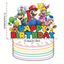 1 Set 2026 New Decorative Card Assortment, Suitable For Birthday Party Decor, Theme Party Decor - Multicolor - View 7