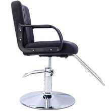 Hair Salon Chair Styling Heavy Duty Hydraulic Pump Barber Chair Beauty Shampoo Barbering Chair For Hair Stylist Women Man With Barber Cape Black - Black1 - View 8