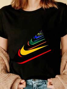 Women T-Shirts - Black - View 3
