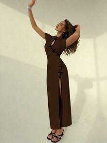 Women Midi Dresses - Multicolor 3 - View 4