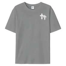 FEEGO Graphic T-Shirt For Boys And Teens With Lightweight And Breathable Fabric For Comfortable Casual Wear In Summer And Everyday Urban Style, Perfect For Outdoor Activities, Fun T-Shirt, Fashion T-Shirt, Christian Faith T-Shirt, Anime T-Shirt, Oversized Urban Style. - 深灰色 - 查看 4