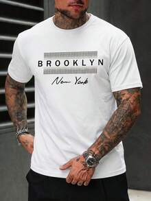 Men's Short-Sleeved Cropped T-Shirt With A Simple Design And Print, Featuring A Modern And Minimalist Style. It's A Comfortable, Soft, Breathable, And Moisture-Wicking Cropped Cut. Express Shipping Is Available From Our Local Warehouse. - 白色 - 查看 9