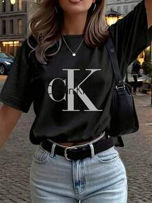 Women T-Shirts - Black - View 6