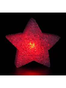 1 pieza/2pcs Luces de estrella pequeña de mano, accesorios de actuación en escenario, accesorios decorativos de estrella de cinco puntas brillante de mano, adecuados para actuaciones de danza, actuaciones de coro, conciertos, fiestas, cumpleaños y actuaciones festivas - Multicolor - Ver 34