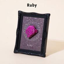 1PC Natural Crystal Ore Photo Frame Refrigerator Magnet, Reiki Energy Healing Feng Shui Decor, Good Luck Home Office Ornament, Thanksgiving Christmas Gift - Mining Marker Frame - View 16