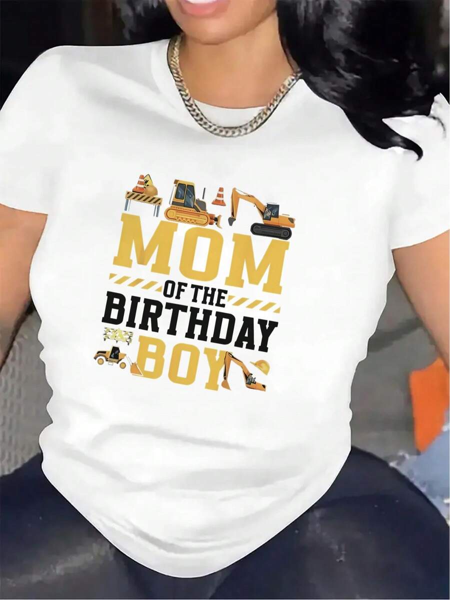 Women's Short-Sleeved T-Shirt With A Round Neck, Modern Design, And Anime-Style Printed Lettering. Comfortable And Easy To Wear. Ideal For Casual Everyday Wear And A Naturally Elegant Style; A Must-Have For Summer Parties. Local Payment. - 白色的 - 查看 1