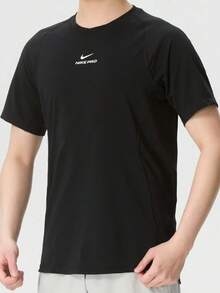 Nike Pro AS NP DF NPT SS TOP Crew Neck Stylish Soft Versatile Short-Sleeve T-Shirt For Men - Black - View 2