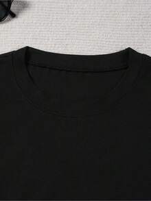 Camiseta de Mujer Oversize Extra Grande Día de Muertos Diseño Creativo con Estampado de Calaveras y Flores Estilo Retro para el Día de Muertos Camiseta de Cuello Redondo para Mujer Primavera y Verano Tops para Salir para Mujer - Negro - Ver 4