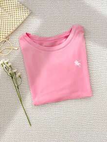 Conjunto de camiseta con estampado de corazón bordado y pantalones cortos de cintura elástica para mujer talla grande, adecuado para deportes al aire libre, gran regalo para mujeres, hermanas, madres, Día de la Madre, Día de San Valentín, conjunto - Multicolor 3 - Ver 4