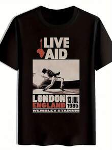 Men Sports Tees & Tanks - 黑色 - 查看 1