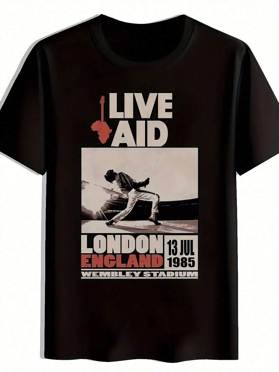 Men Sports Tees & Tanks - 黑色 - 查看 1