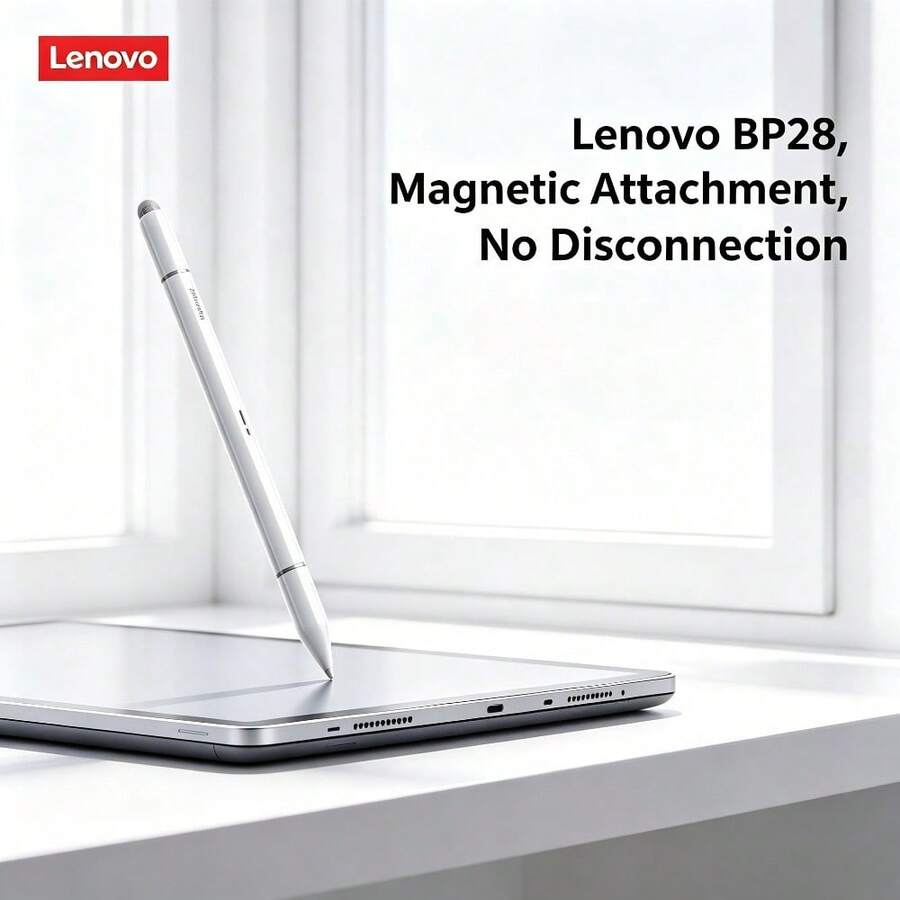 Lenovo BP28 通用磁吸觸控筆 平板手機手寫筆 高精準繪畫書寫筆 電容觸控筆 通用安卓手機平板 流暢書寫手繪筆 - 查看 1