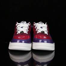 A BATHING APE Bape 休闲运动鞋,撞色星形Logo亮面休闲鞋,玫瑰紫色,男女通用 - 玫瑰紫 - 查看 11
