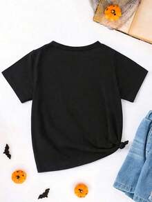 Camiseta estilo Y2K: Camiseta informal de corte holgado para chica con estampado de dibujos animados de dachshund estilo Y2K. |   Camiseta de Verano de Manga Corta con Diseño de Gorra Roja, Fondo Blanco, Lavable a Máquina - Negro - Ver 2