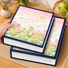 1 Piece Large Capacity Photo Album, 6 Inch, 200 Pockets, Holds Up To 200 Horizontal Photos, Multiple Colors Available, Suitable For Wedding, Family, Anniversary, Youth, Vacation, Valentine's Day, Memory Book Gift Album - 1PC - View 7