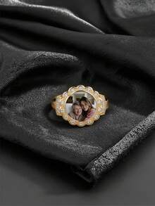 Customized Colorful Photo Ring, Mother's Day Gift, Valentine's Day Gift, Birthday, Anniversary, Friend, Graduation, Christmas, Family Premium Gift - Style 1 - View 6