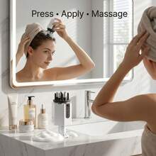 Lược massage da đầu 2 trong 1 tích hợp dụng cụ thoa serum, kiểm soát liều lượng chính xác, phủ đều, dụng cụ chăm sóc da đầu. - Nhiều màu - Xem 3