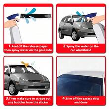 1PC Car Windshield Sunshade Sticker Universal Sunshade Film PVC Sunshade Insulation Decorative Sticker Three Styles To Choose From.(Due To Differences In Display And Lighting Effects, The Actual Color Of The Product May Differ Slightly From What Is Shown In The Picture) - 1PC - View 6
