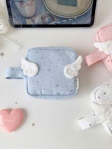 1 PC Angel Hand-Held Makeup Bag, Student High-Value Sanitary Pad Storage Bag, Hand In Hand Carrying Lipstick Bag - Multicolor - View 7