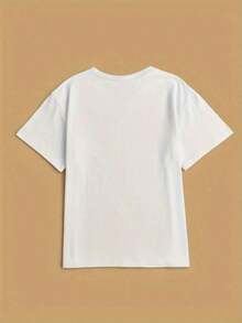 Camiseta de algodón% con la bandera deéxico para mujer, estampado con temática de viajes, camiseta deportiva casual, top cómodo de manga corta y cuello redondo, ropa de mujer, camiseta estampada para damas, ropa de verano - estilo vintage urbano, camiseta unisex de algodón holgada de manga corta y cuello redondo. - Blanco - Ver 2
