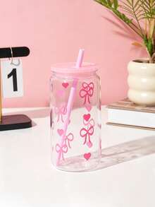 Vaso de plástico azul/rosa de 16 onzas con tapa y pajita, ideal para café helado, bebidas portátiles, jugo y bebidas, gran regalo para damas y hermanas, adecuado para oficina, oficina en casa, vuelta al colegio, botella de agua para estudiantes, para verano e invierno, Navidad, vacaciones y regalos, Día de San Valentín, Día de la Madre, Día del Padre, accesorios de cocina - Multicolor - Ver 15