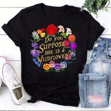 Conjuntos de San Valentín para Mujer 2026   ¿Crees que ella es una flor silvestre? Camiseta con estampado de flores silvestres, camiseta de Alicia en el País de las Maravillas, camiseta con cita de Lewis Carroll. Ropa de moda para mujer   Vestido , ropa de San Valentín. - Estilo - Ver 9