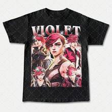 Vi Arcane T-Shirt: Vintage 90er Jahre Grafik-T-Shirt - Schwarz - Übersicht 6