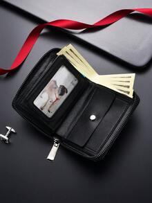 New Stylish Vintage Large Capacity Wallet, Multi-Function Zipper Coin Purse Card Holder For Men,Fathers Day Gifts - Multicolor - View 5