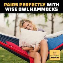 Wise Owl Outfitters Almohada de camping Almohada de viaje de espuma viscoelástica para dormir en avión, senderismo, mochilero y uso al aire libre - Pequeña y portátil para adultos, coche, campamento - Nuevo Negro - Ver 8