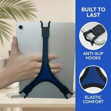 Soporte de correa para tableta con sujeción de alta elasticidad y antideslizante, correa de portátil de una mano para tabletas de 8 a 10 pulgadas universal - Ver 7