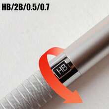 0.5/0.7mm 全金屬自動鉛筆套組，附鉛芯，藝術繪圖用，辦公文具，平價學習輔助，返校季開學用品 - 多款 - 查看 6