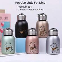 304 Stainless Steel Cup, Double-Layer Vacuum With Handle, Portable Mini Pocket Cup For Outdoor, A Perfect Gift - Multicolor - View 2
