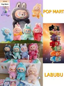 1pc 17cm Monster 3.0 Hộp/Túi mù bông, Mô hình búp bê dễ thương. Quà tặng Valentine. Phiên bản Fan. Phụ kiện/Đồ chơi sưu tập. Mặt dây chuyền bông thỏ dễ thương. Phụ kiện/Đồ chơi sưu tập túi quà Valentine (Chỉ giao 1 món, màu sắc/kiểu dáng ngẫu nhiên) - Nhiều màu - Xem 5