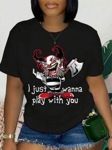 Women T-Shirts - Black - View 7