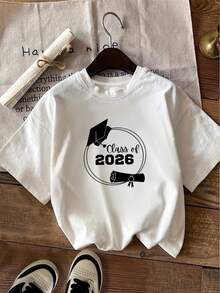 Camiseta de manga corta, Colección Temporada de Graduación 2026 - Blanco - Ver 1