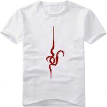 Komaeda Nagito - Camiseta de manga corta de algodón, dise?o de oso negro y blanco - Blanco - Ver 2