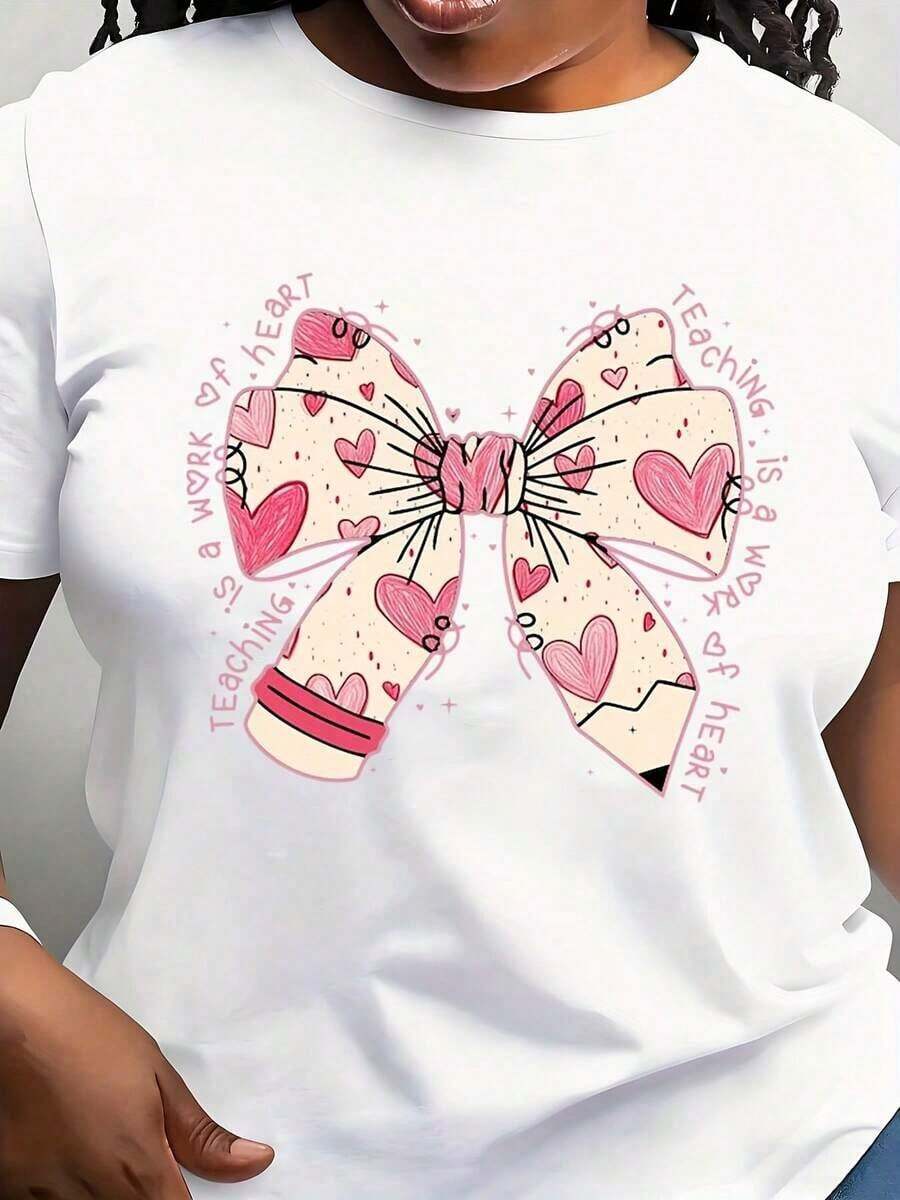 Camiseta de San Valentín para Maestra Coqueta, Camiseta de San Valentín para Maestra, Camiseta de San Valentín para Enseñanza Escolar, Regalo de Agradecimiento para Maestros - Blanco - Ver 1