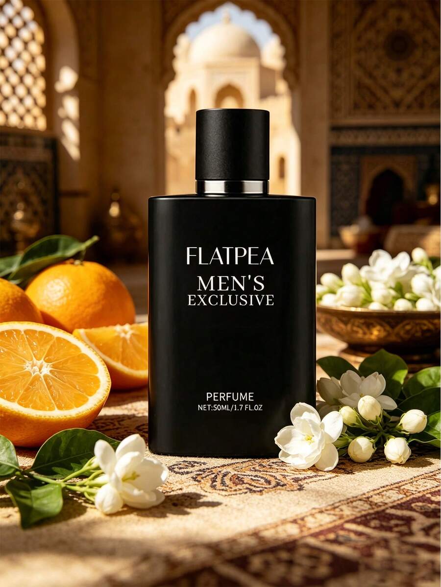 Flatpea 男士專屬阿拉伯烏木香水，木質東方調，持久陽剛男士古龍水，適用於日常/約會/夜晚外出，50ml，專為現代男士量身打造 - 木質香調 - 查看 1