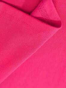 Nueva Camiseta de Mujer 2026 con Estampado de Corazón Rosa Dulce - Top Casual de Manga Corta con Cuello Redondo, Diseño Delicado de Corazón de Encaje, Lavable a Máquina y Transpirable, Ideal para Primavera y Verano - Rosa - Ver 5