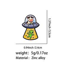 Enamel Lapel Pin Brooch Badge For Backpack Bag Cool Decoration Friend Gift - Multicolor - View 3