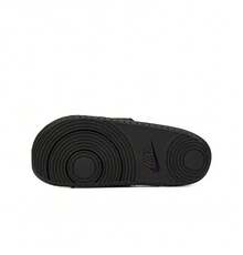 Nike Men's OFFCOURT SLIDE Sports Casual Slippers - Black - View 9