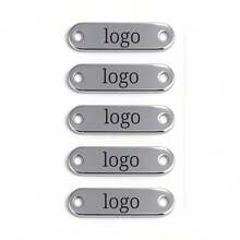 1/5/13pcs Customized Stainless Steel Blank Tag Plate, Sewing Craft Punched Nameplate For Metalware, Garment Sewing Label Accessories, Engraved - Multicolor - View 6