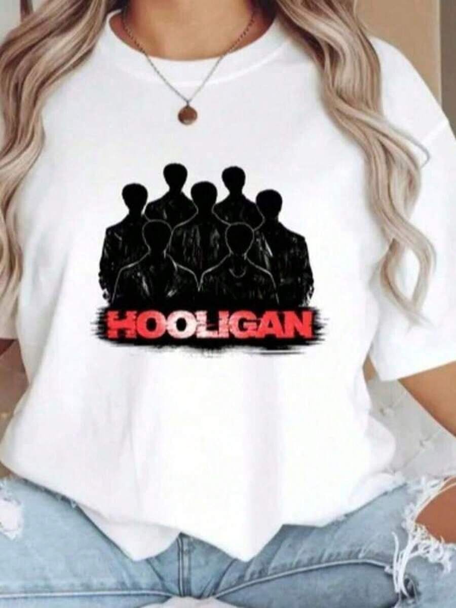 Camiseta de concierto Bangtan Arirang, camiseta divertida estilo hooligan, camiseta de concierto Bangtan Arirang, camiseta hooligan confeccionada con 100% algodón transpirable, perfecta para añadir un toque nostálgico y divertido a tus atuendos durante reuniones informales, eventos musicales o uso diario. Esta es una camiseta casual de manga corta con cuello redondo y estampado para hombre, ideal para el uso diario. Es un excelente regalo para amigos y familiares. La camiseta 100% algodón presenta un diseño juvenil y moderno, adecuada como camiseta con estampados tanto para hombres como para mujeres, ideal para la temporada de regreso a clases. También es una blusa holgada y cómoda para mujeres. Ropa Hombre Cosas Para Hombre Ropa De Mujer Women Clothing Casual Blusas Bonito - Blanco - Ver 1