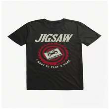 Camiseta de sierra de calar para hombre, manga corta y estampado gráfico, atuendo casual cómodo para uso diario y ropa deportiva, estilo vintage, cuello redondo, tela con ligera elasticidad, ajuste re - Negro - Ver 2