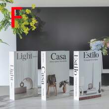 3 pezzi Decorazione libri finti, Libri decorativi di lusso, Decorazione per il soggiorno, Decorazione per la casa, Libri per tavolino da caffè, Libri decorativi moderni alla moda, Libri da esposizione impilabili, Decorazione per hotel, Regalo - Set - Visualizzare 10
