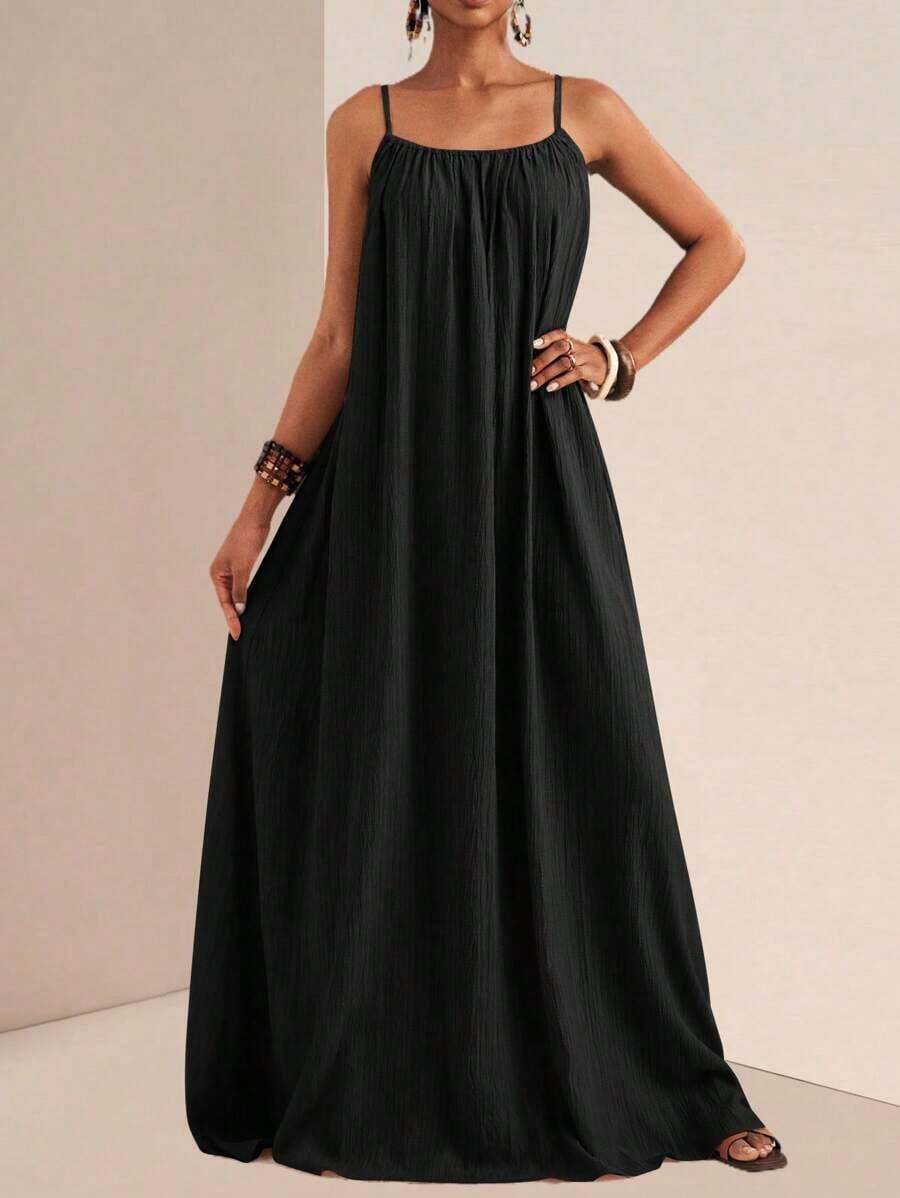xheZivah Vestido holgado de mujer con textura vertical, corte suelto, de color caqui, de manga corta y ajustable, apropiado para el verano de 2025, festivales de música, Pascua, Día de San Patricio, estilo occidental, estilo nómada, fiestas de cumpleaños, temporada de graduación, uso casual diario, versátil, de ocio, vacaciones, viajes en crucero, playa, tomar el sol, popular en redes sociales. xhe